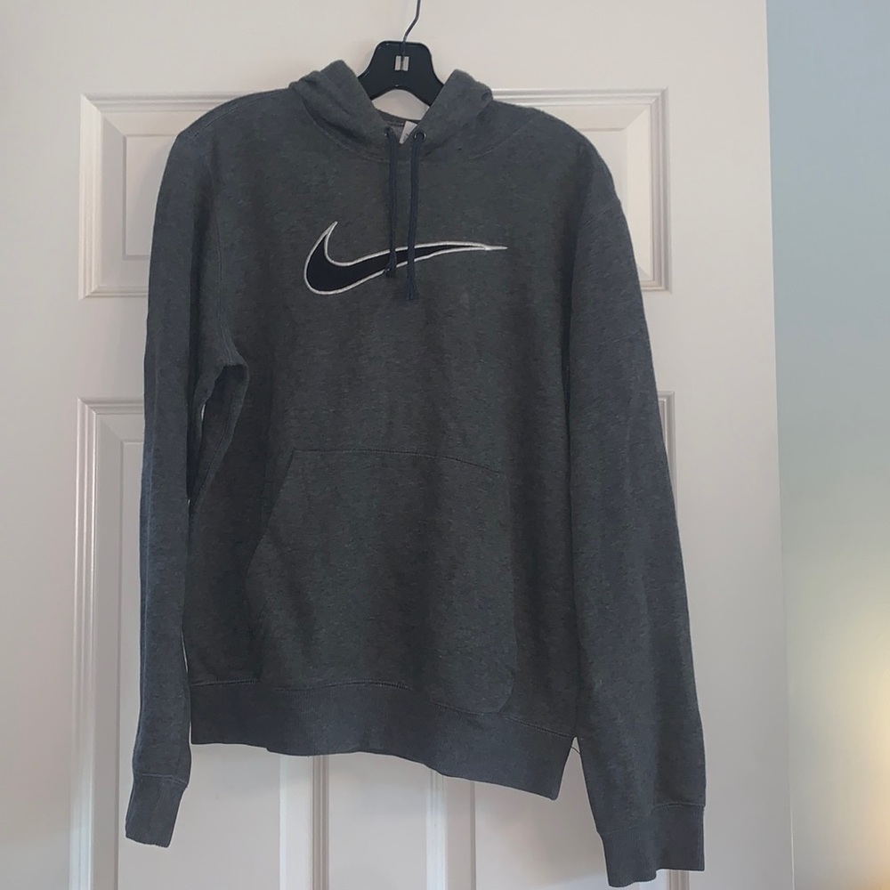 Gray Nike sweatshirt